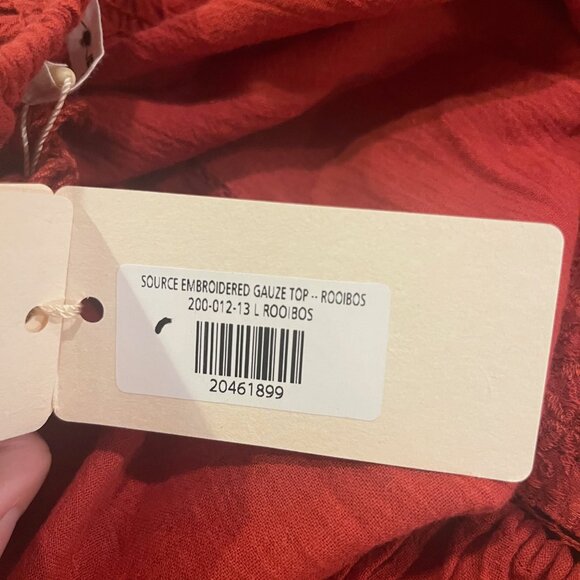 Doen Source Embroidered Gauze Top - Picture 3 of 6